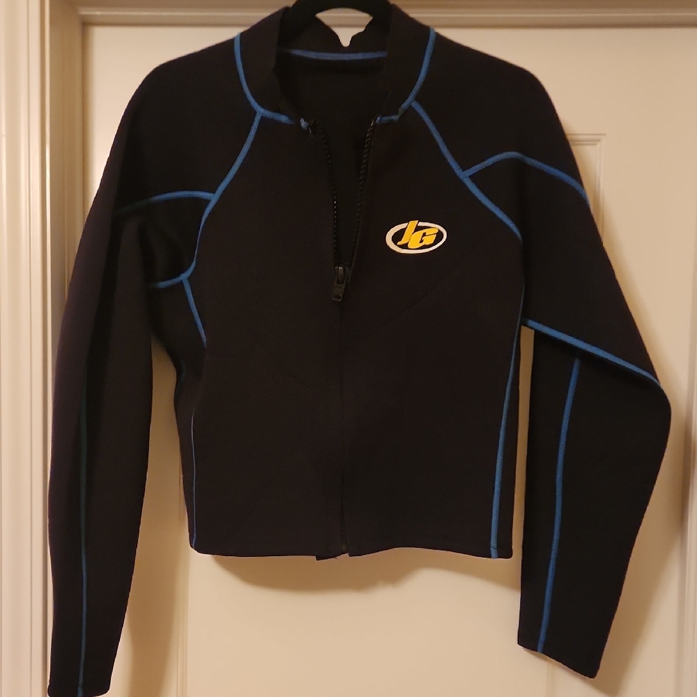 K2 Performance Athletic Jacket with Electric Blue Piping